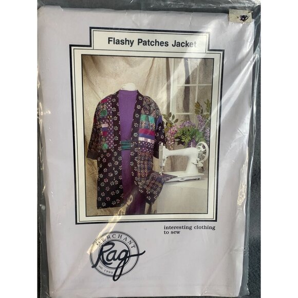Misses Flashy Patches Jacket Sewing Pattern All Sizes 6 to 20 Rag Merchant - Picture 4 of 4